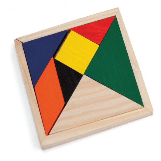 Promotional Multicoloured Tangram Puzzle
